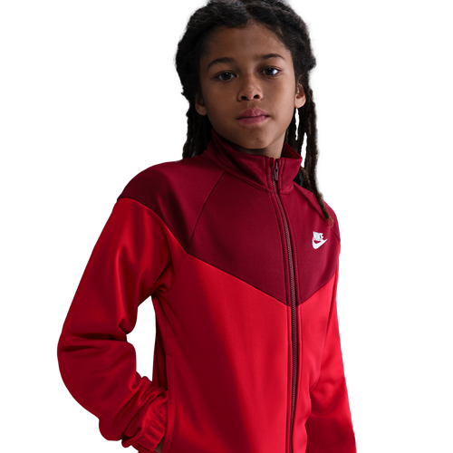 Nike Boys   Nsw Dri-fit Full Zip Tracksuit In Red