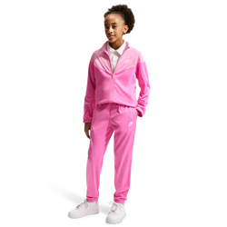 Boys' Grade School - Nike Dri-FIT Full-Zip Tracksuit - Pink Rise/Playful Pink/White