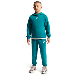 Boys' Grade School - Nike NSW Club Fleece Tracksuit - Bright Spruce/Bright Spruce/Energy