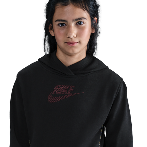 Nike NSW Club French Terry Hoodie - Nike Burgundy Crush/Black