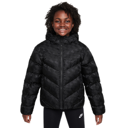 Boys' Grade School - Nike ADP Puffer GX - Black/White