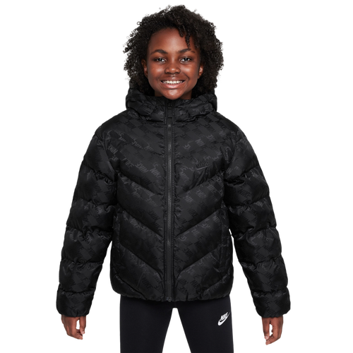 BOYS - Nike ADP Puffer GX - Black/White