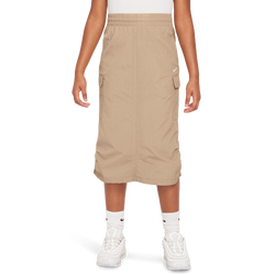 Girls' Grade School - Nike Sty Star Woven Skirt - Hemp/White