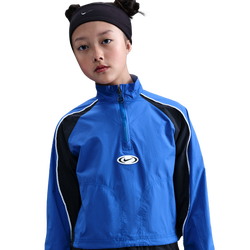 Girls' Grade School - Nike NSW Track Jacket GX - Black/Game Royal/White