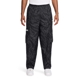 Men's - Nike Air All Over Print Woven Cargo Pants - Black/Anthracite