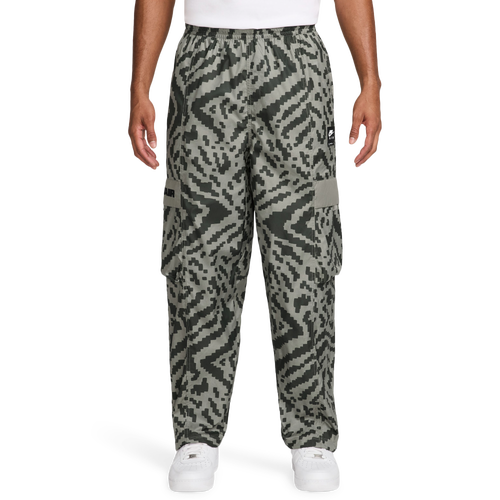  - Nike Air All Over Print Woven Cargo Pants - Light Army/Black