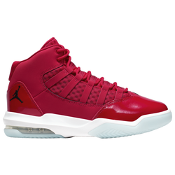 Boys' Grade School - Jordan Max Aura - Black/Gym Red/White