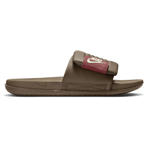 MENS - Nike Offcourt Slides - Ironstone/Coconut Milk Red Sepia