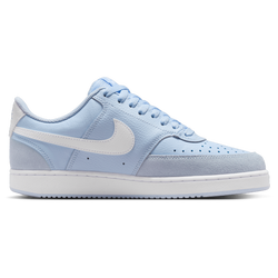 Women's - Nike Court Vision Lo Suede - Hydrogen Blue/White