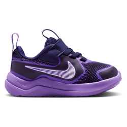 Boys' Toddler - Nike Cosmic Runner Swoosh - Coconut Milk/Blackened Blue/Bright Violet