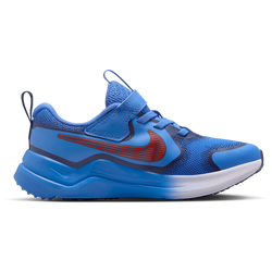 Boys' Preschool - Nike Cosmic Runner Swoosh - Picante Red/Blue Crystal/Midnight Navy