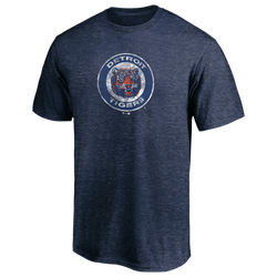 Men's - Fanatics Tigers Throwback Logo T-Shirt - Navy