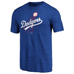 Men's - Fanatics Dodgers Throwback Logo T-Shirt - Royal