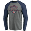 Fanatics Red Sox Classics Outfield Arc L/S Raglan T-Shirt - Men's Gray