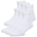 LCKR Athletic Half Cushion Quarter Socks - Lckr White