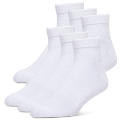 Men's - LCKR Athletic Half Cushion Quarter Socks - White