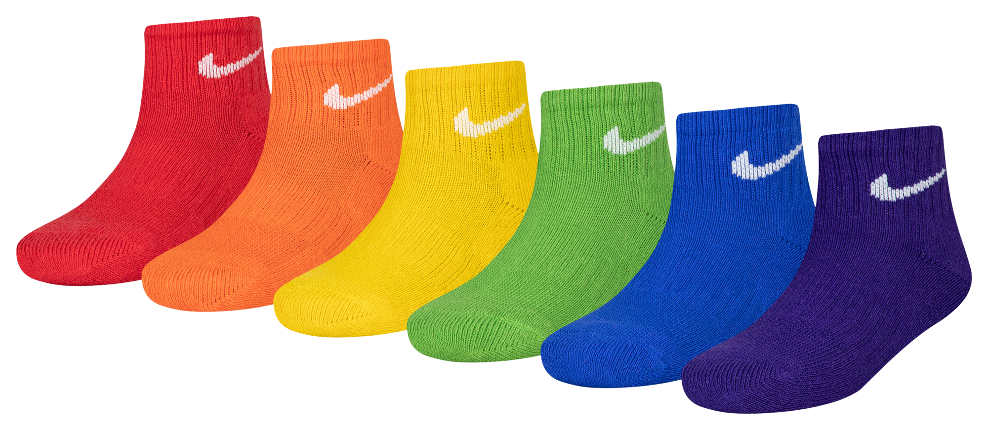Nike Dri-FIT Performance Basic Quarter Sock 6 Pack - Boys' Toddler
