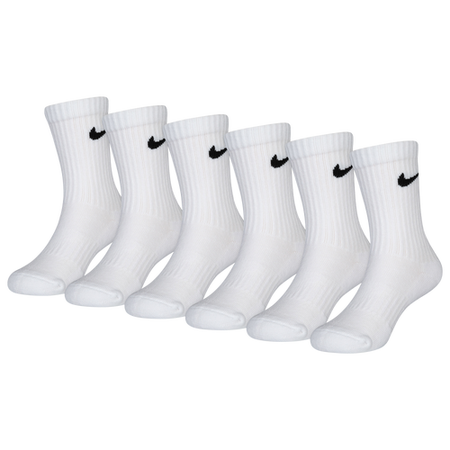 

Boys Nike Nike Dri-Fit Performance Basic Crew Socks - Boys' Toddler White/White Size XXS