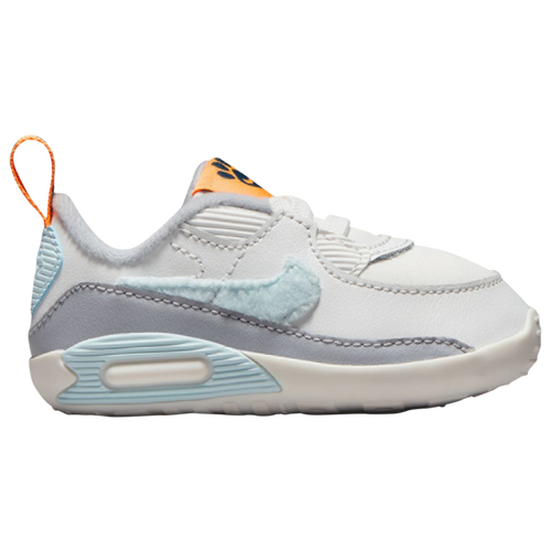 

Boys Infant Nike Nike Air Max 90 Crib - Boys' Infant Shoe White/Blue/Grey Size 02.0