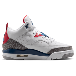 Boys' Grade School - Jordan Son of Mars Low - White/True Blue/Varsity Red