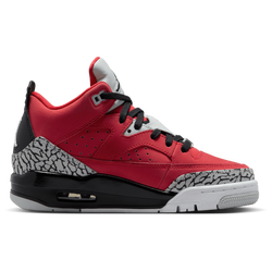 Boys' Grade School - Jordan Son of Mars Low - Black/Grey Mist/Fire Red