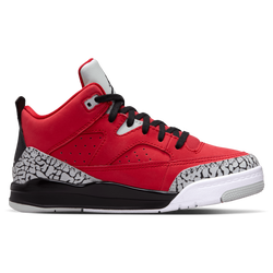 Boys' Preschool - Jordan Son of Mars Low - Fire Red/Black/Grey Mist