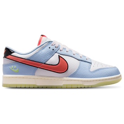 Men's - Nike Dunk Low Patent Leather - Hydrogen Blue/Flash Crimson/White