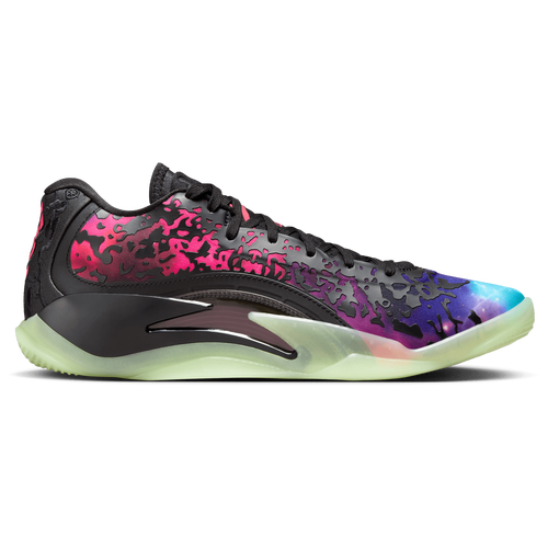 Jordan Nike Men's Zion 3 Basketball Shoes In Black/purple/red
