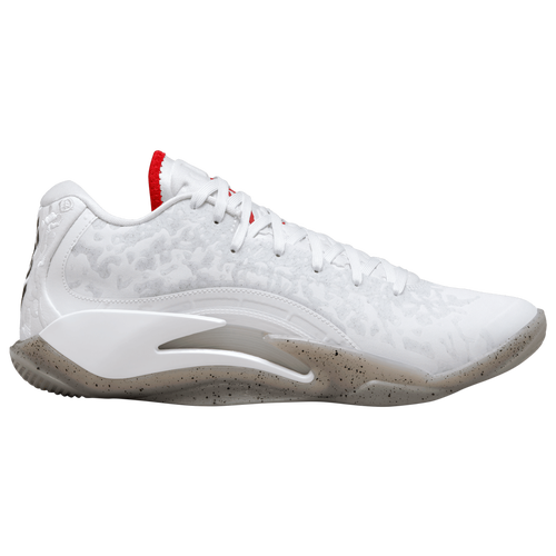 Shop Jordan Mens  Zion 3 In White/red/grey