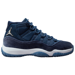 Women's - Jordan Retro 11 - White/Midnight Navy/Metallic Silver