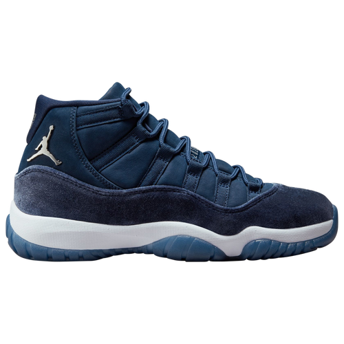 

Jordan Womens Jordan Retro 11 - Womens Basketball Shoes Midnight Navy/Metallic Silver/White Size 8.0