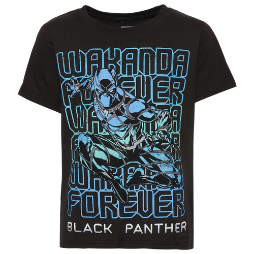 

Boys Black Panther Black Panther Wakanda Horizon Culture T-Shirt - Boys' Grade School Black/Black/Black Size M