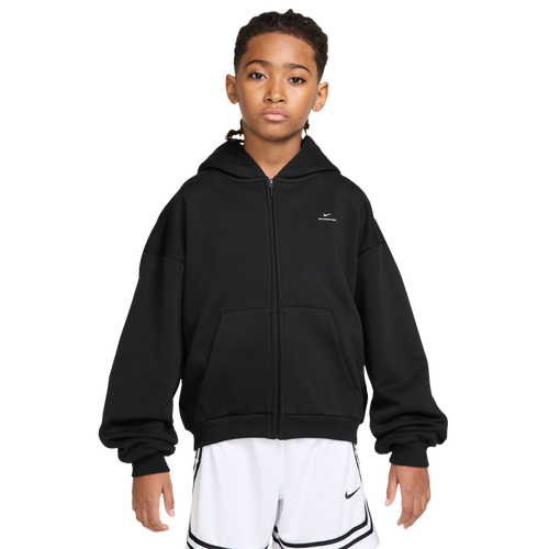  - Nike Standard Fleece Full Zip Hoodie - White/Black