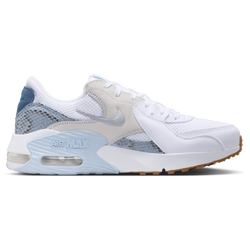 Women's - Nike Air Max Excee Premium - White/Wolf Grey/Hydrogen Blue