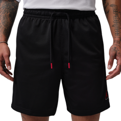 Men's - Jordan Brooklyn Champ Mesh Short - Black/University Red
