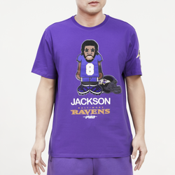 Men's - Pro Standard Ravens Jackson Avatar T-Shirt - Purple/Purple