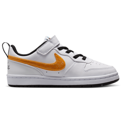Boys' Preschool - Nike Court Borough Low Win - White/Current Blue/Picante Red