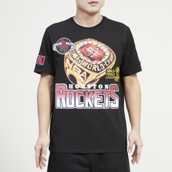 Men's - Pro Standard Rockets Champ Ring T-Shirt - Black/Black