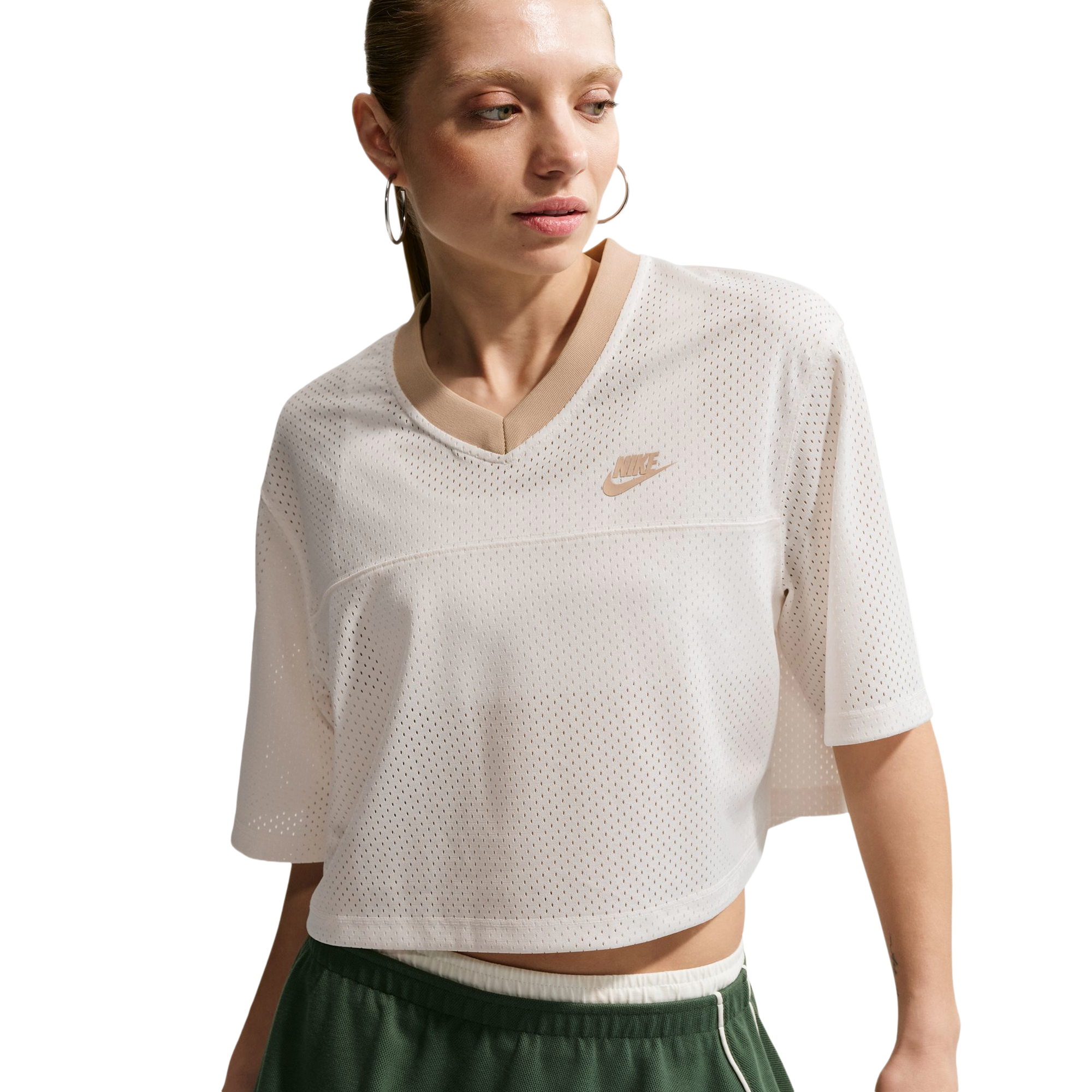 Nike NSW Heritage Festival Crop Mesh Jersey - Women's | Foot Locker