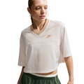 Nike NSW Heritage Festival Crop Mesh Jersey - Nike Linen/Sail