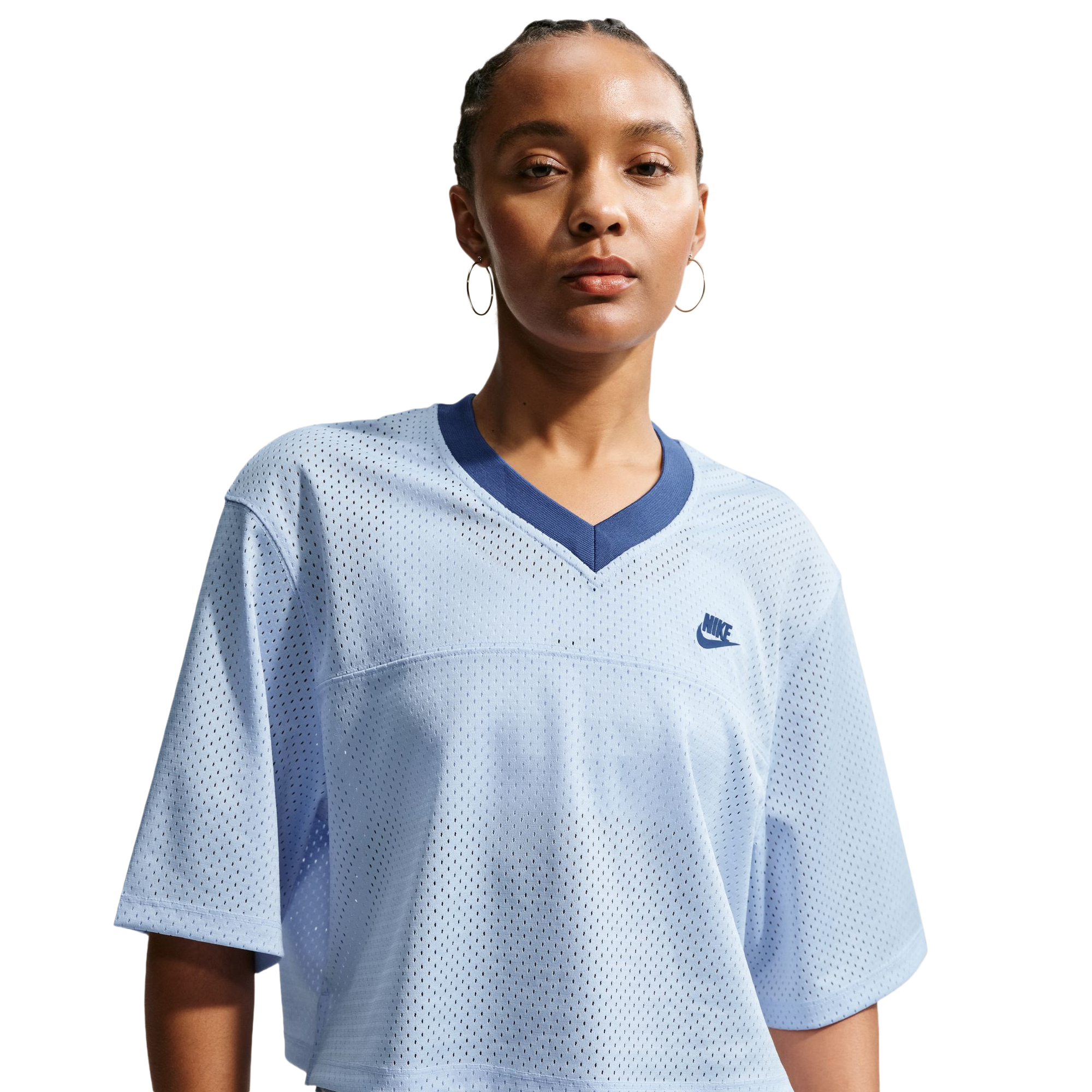 Nike NSW Heritage Festival Crop Mesh Jersey - Women's | Foot Locker