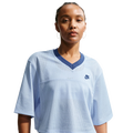 Nike NSW Heritage Festival Crop Mesh Jersey - Nike Hydrogen Blue/Mystic Navy