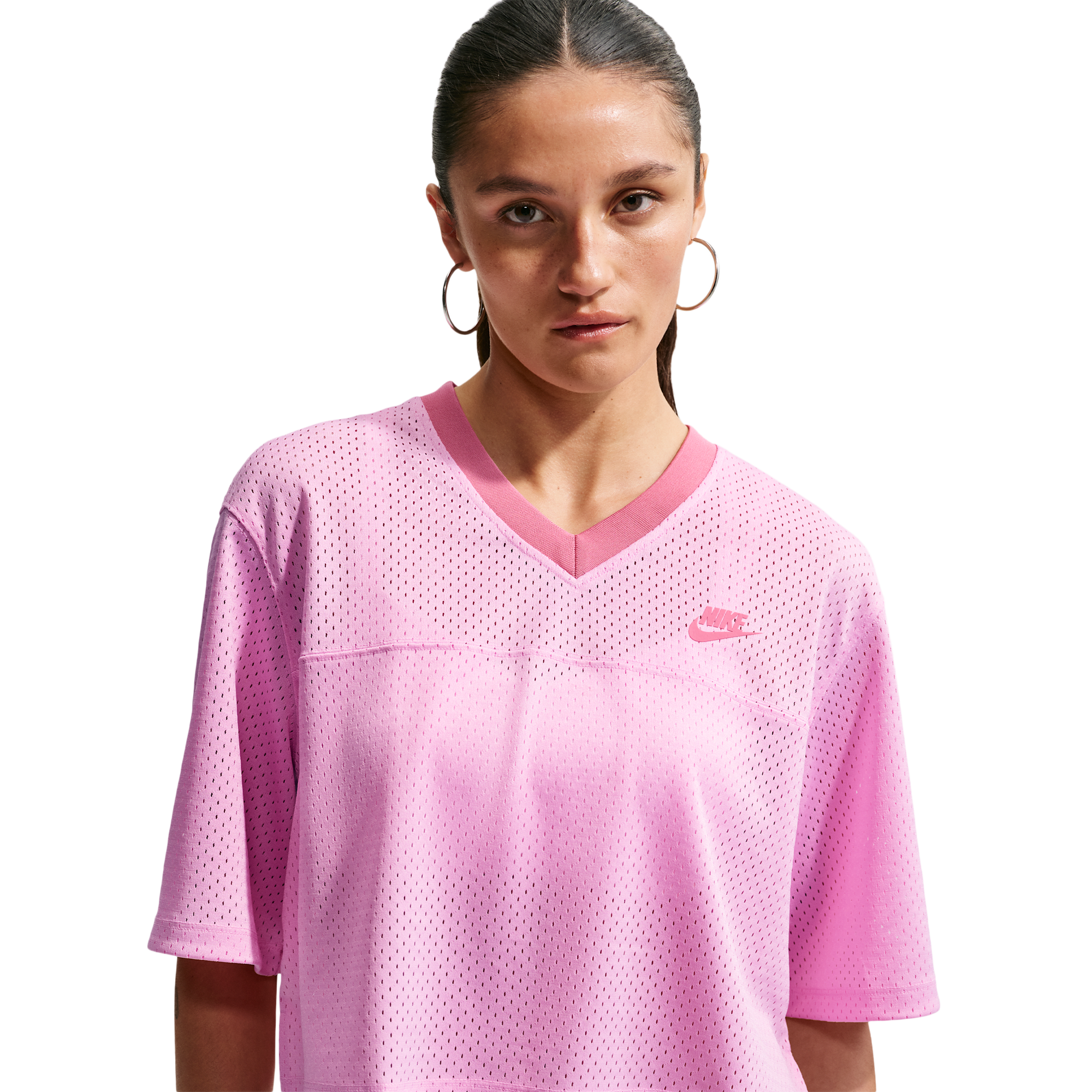Nike NSW Heritage Festival Crop Mesh Jersey - Women's | Foot Locker