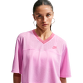 Nike NSW Heritage Festival Crop Mesh Jersey - Nike Peony/Pink Rise