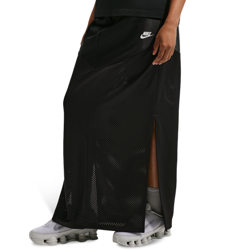 WOMENS - Nike NSW Heritage Festival Skirt - Black/Sail