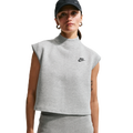 Nike NSW Tech Fleece SS Top - Nike Black/Dk Grey Heather