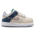 Nike Dunk Low  - Boys' Toddler Soft Pearl/Multicolor/Blue Denim