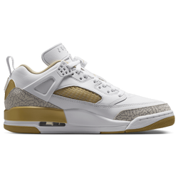 Women's - Jordan Spizike Low - Neutral Grey/Metallic Gold/White