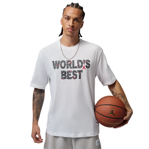  - Jordan Brooklyn Best Graphic Short Sleeve Crew - University Red/White