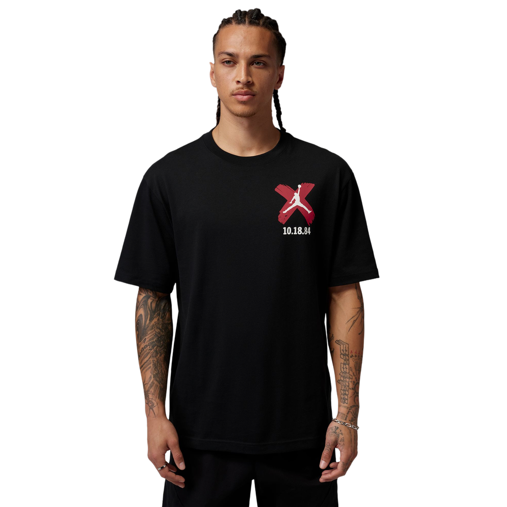 Representative product-family photo: Jordan Brooklyn Banned Graphic Short Sleeve Crew. Pictured option and availability are unverified.